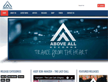 Tablet Screenshot of aboveall.nl